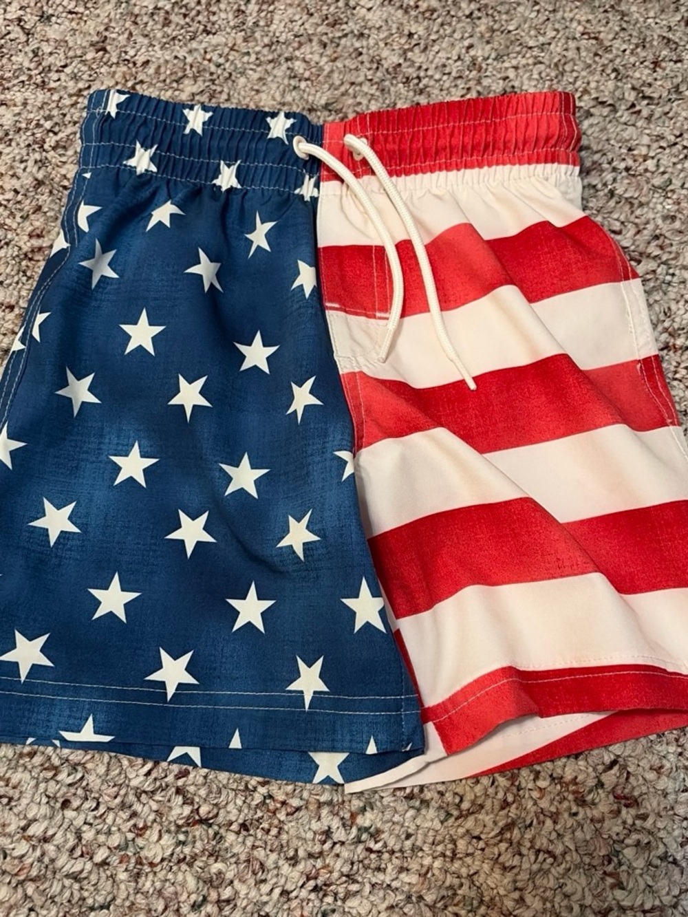 Old Navy Kids Patriotic Swim Trunks - Red, White & Blue